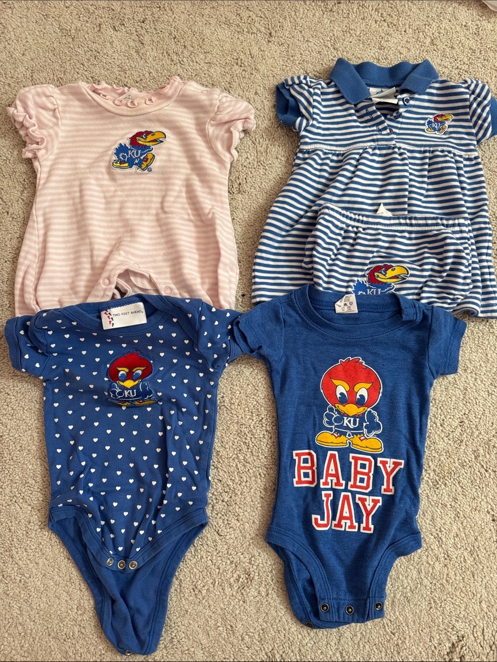Baby Jay Cotton One-Piece Bodysuits — 4 outfits